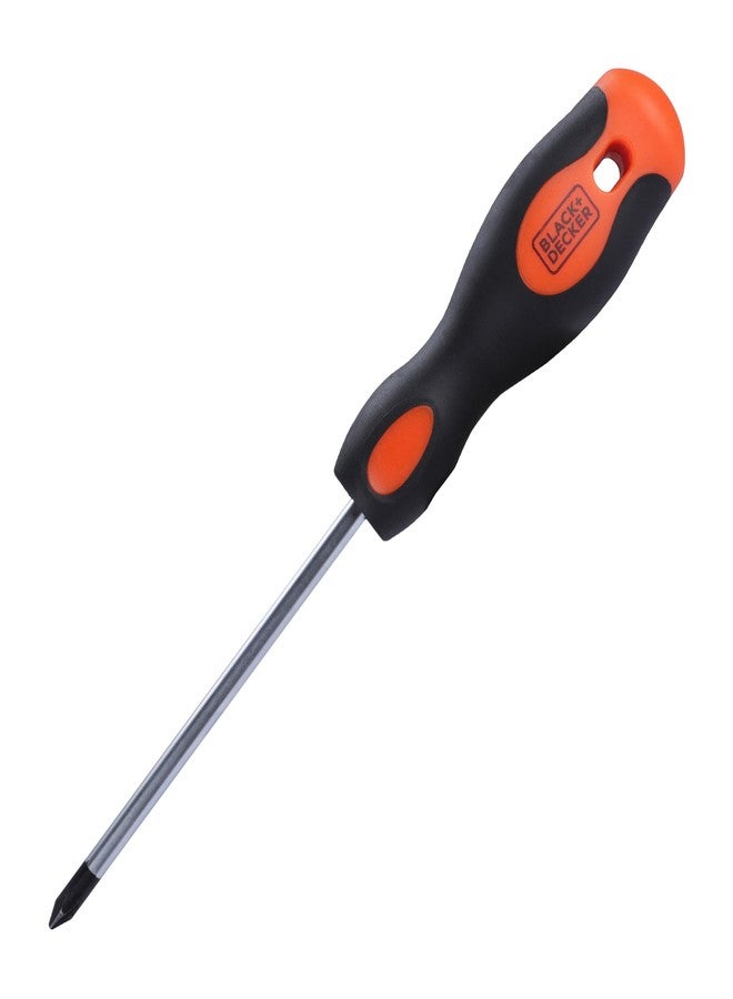 BLACK+DECKER BDHT62296 Steel Screwdriver-PH1x100mm (Orange) - Image 1